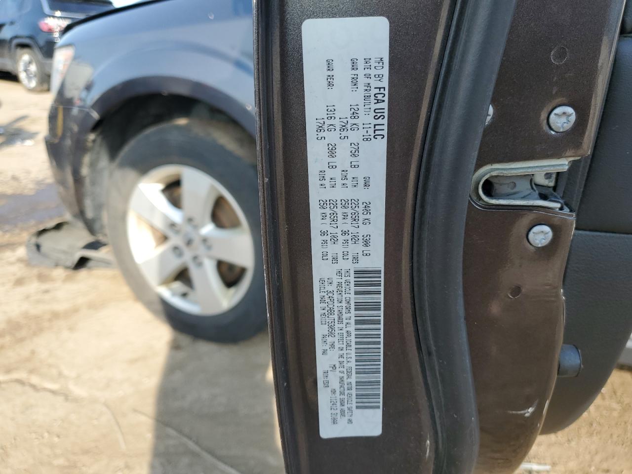 2018 Dodge Journey Se VIN: 3C4PDCAB8JT530502 Lot: 71716685