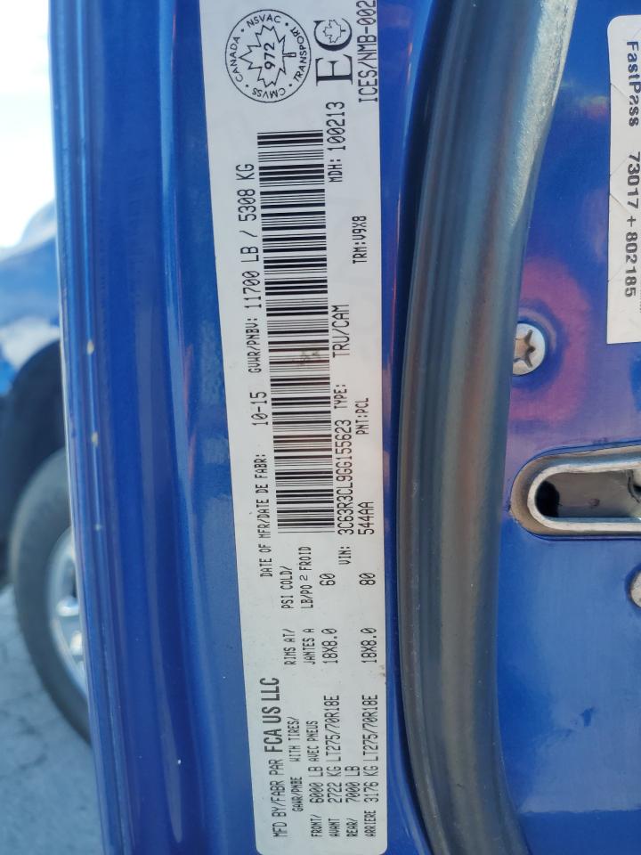 2016 Ram 3500 St VIN: 3C63R3CL9GG155623 Lot: 81511605