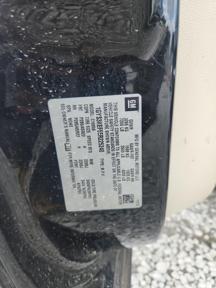 2014 Cadillac Escalade Esv Platinum VIN: 1GYS3KEF6ER225240 Lot: 71534605