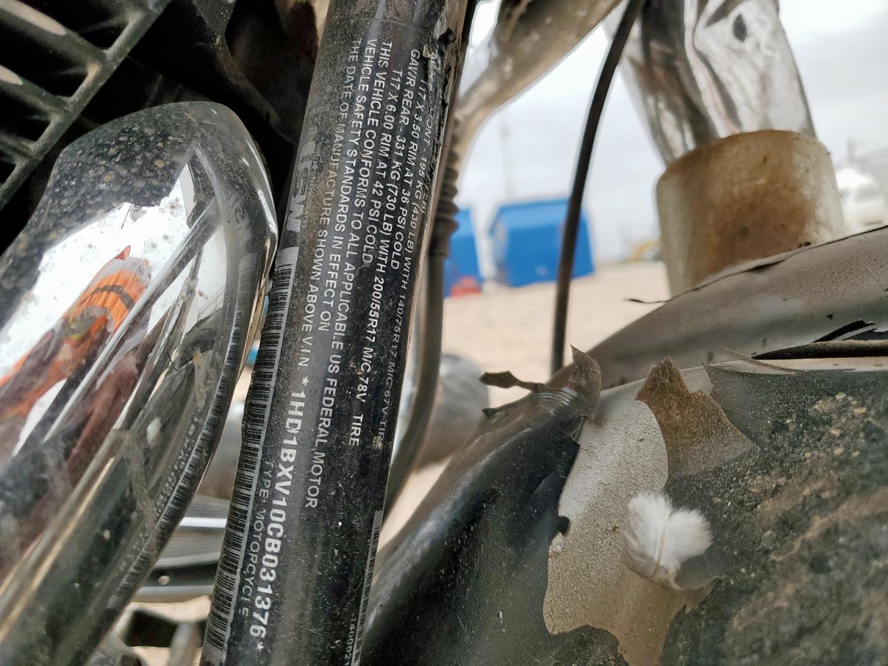 2012 Harley-Davidson Flstf Fatboy VIN: 1HD1BXV10CB031376 Lot: 71421735