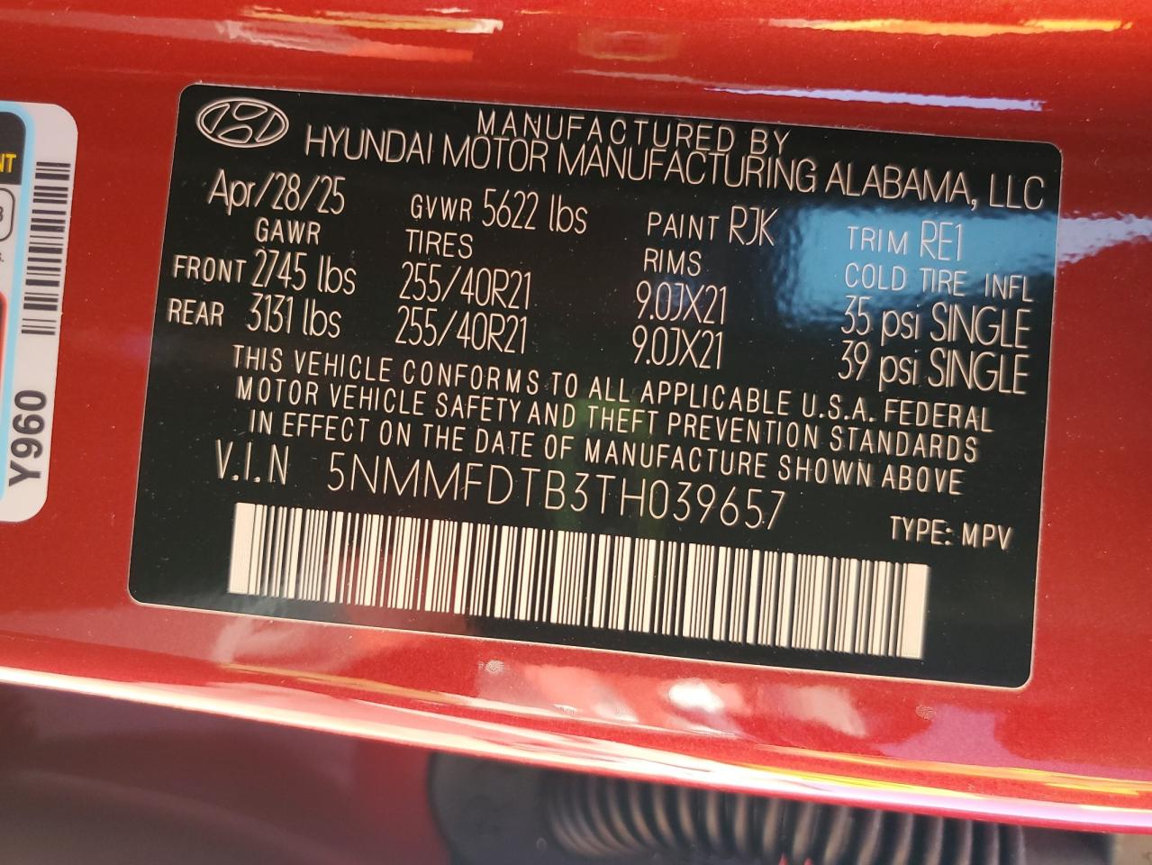 2026 Genesis Gv70 Sport Prestige VIN: 5NMMFDTB3TH039657 Lot: 82137555