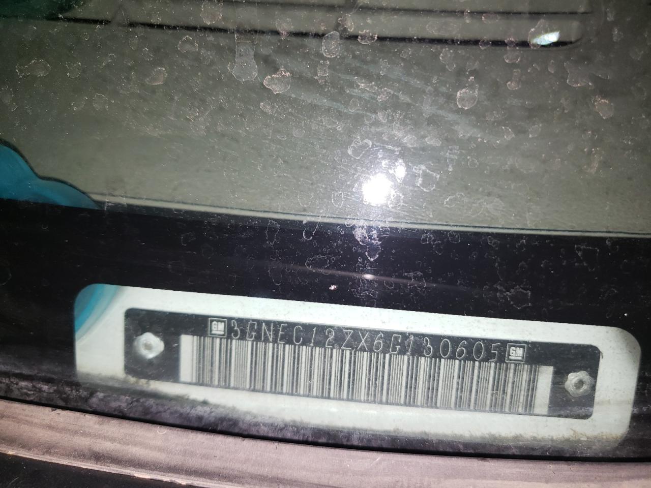 2006 Chevrolet Avalanche C1500 VIN: 3GNEC12ZX6G130605 Lot: 81167175