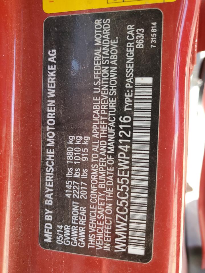 2014 Mini Cooper S Countryman VIN: WMWZC5C55EWP41216 Lot: 82078285