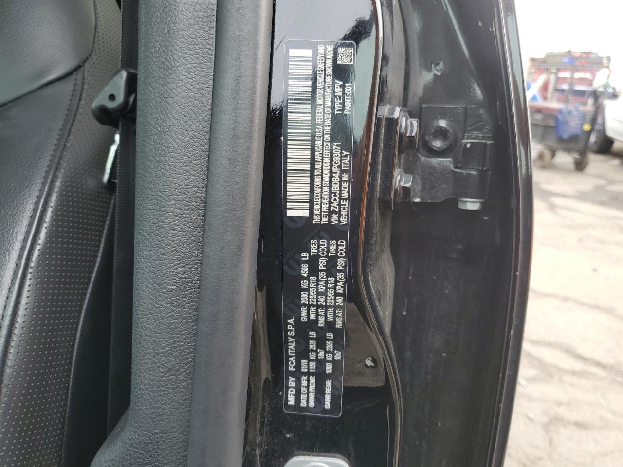 2018 Jeep Renegade Limited VIN: ZACCJBDB4JPG93071 Lot: 80793075