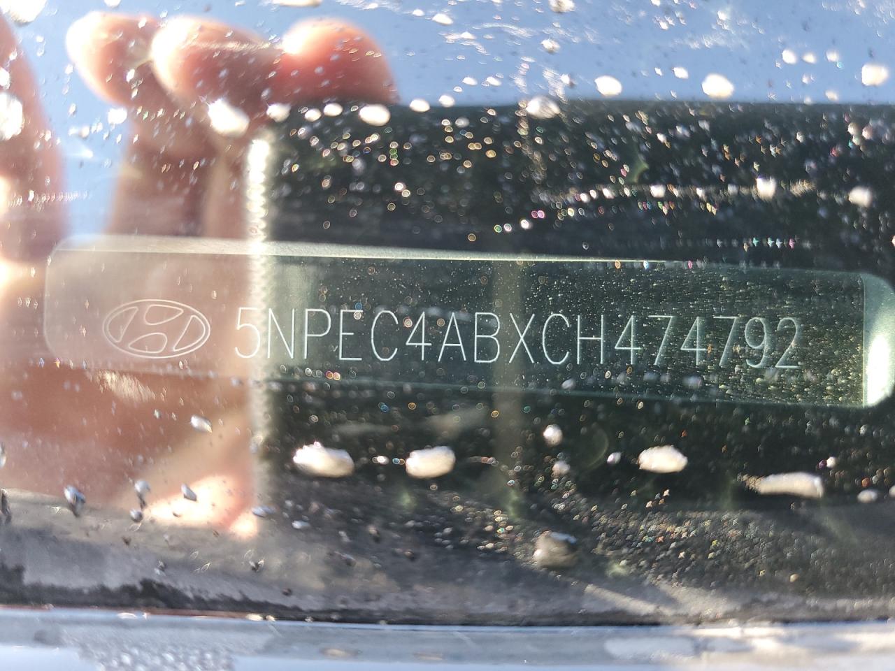 2012 Hyundai Sonata Se VIN: 5NPEC4ABXCH474792 Lot: 81231755