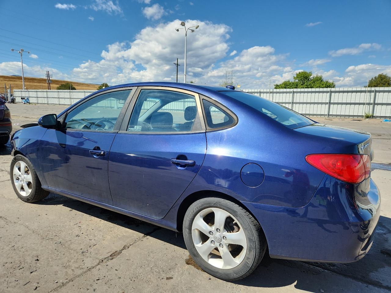 2008 Hyundai Elantra Gls blue null gasoline KMHDU46D78U477662 photo #3