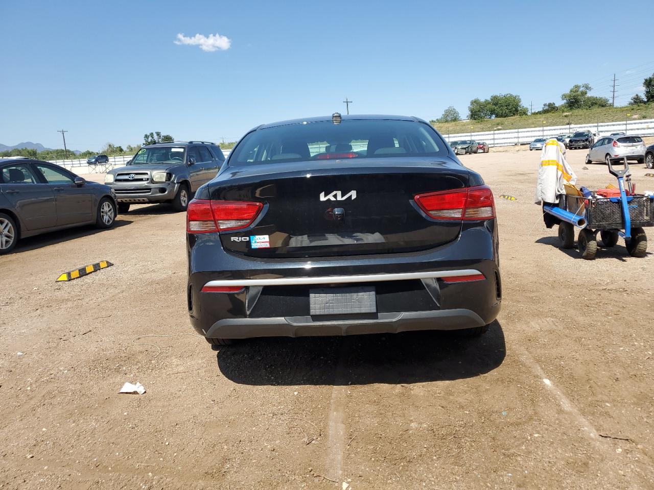 2022 Kia Rio Lx VIN: 3KPA24AD8NE486790 Lot: 70222115
