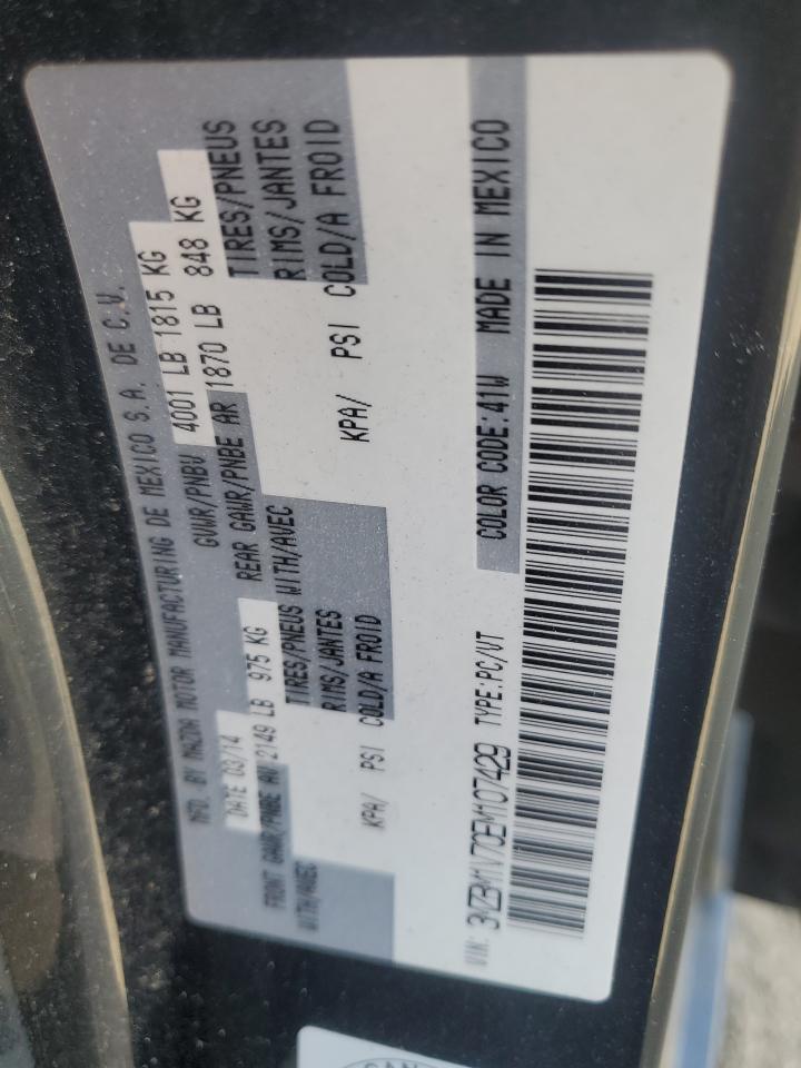 2014 Mazda 3 Touring VIN: 3MZBM1V70EM107429 Lot: 71718985