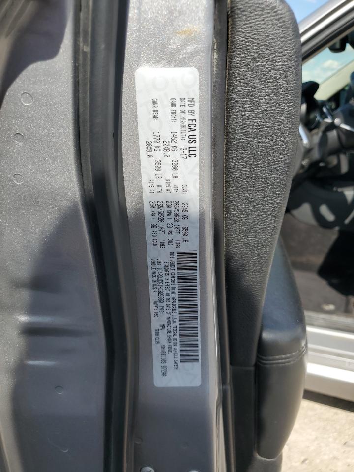 2017 Dodge Durango Gt VIN: 1C4RDJDG1HC823880 Lot: 71003455