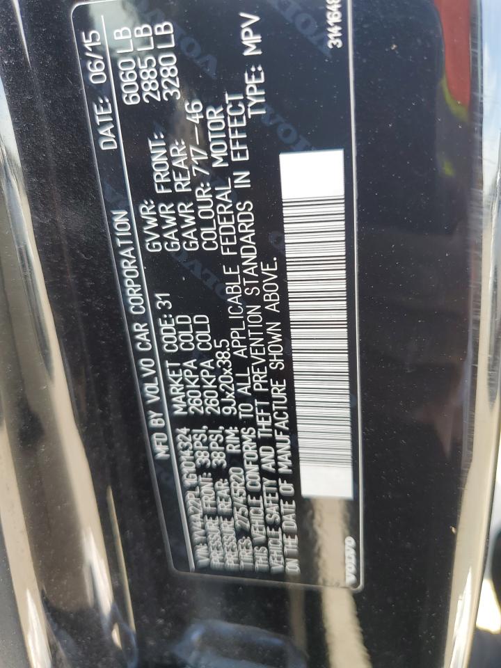 2016 Volvo Xc90 T6 VIN: YV4A22PL1G1014324 Lot: 84456115