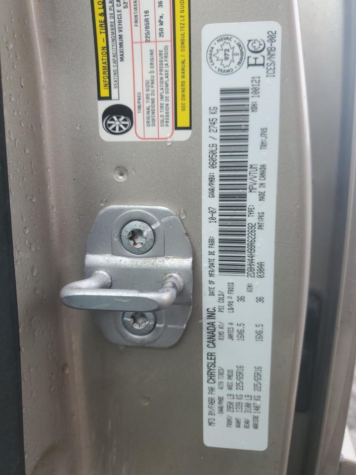 2008 Dodge Grand Caravan Se VIN: 2D8HN44H98R622692 Lot: 83966935