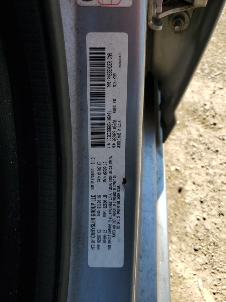 2014 Chrysler 200 Touring VIN: 1C3CCBBG8EN106401 Lot: 80568685