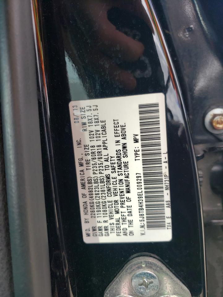 2014 Acura Rdx VIN: 5J8TB4H39EL009297 Lot: 80710115