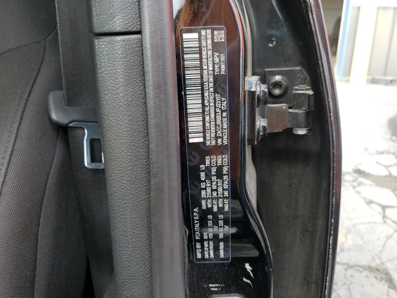 2018 Jeep Renegade Latitude VIN: ZACCJBBB3JPJ23157 Lot: 71882485