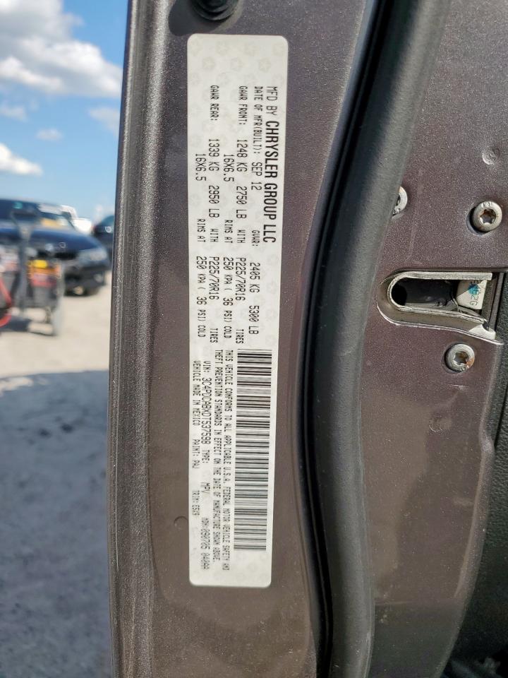 2013 Dodge Journey Se VIN: 3C4PDCABXDT537598 Lot: 84273695