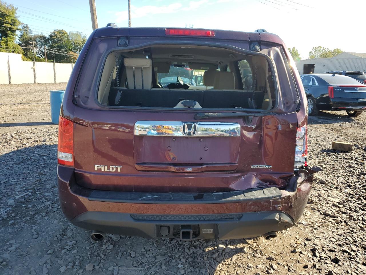 2012 Honda Pilot Touring VIN: 5FNYF3H94CB021266 Lot: 80981085