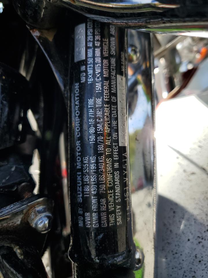 1999 Suzuki Vl1500 VIN: JS1VY51A5X2101546 Lot: 80833605
