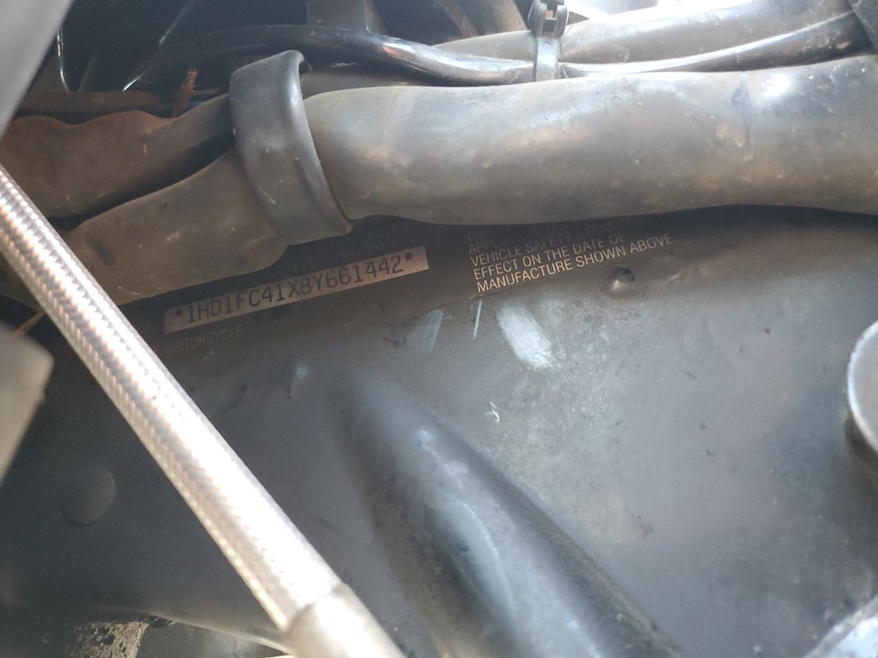 2008 Harley-Davidson Flhtcui VIN: 1HD1FC41X8Y661442 Lot: 84009135