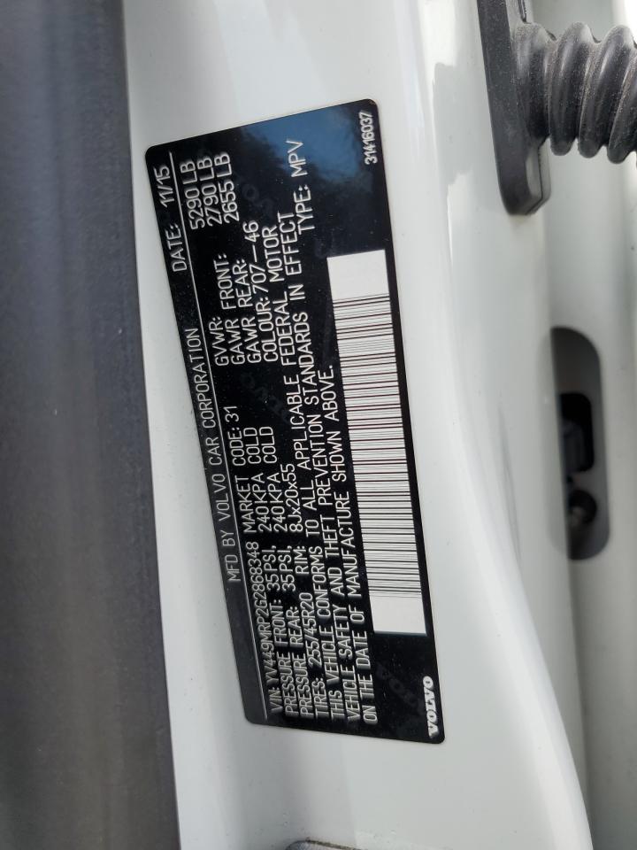 2016 Volvo Xc60 T6 R-Design VIN: YV449MRP2G2868348 Lot: 81068335