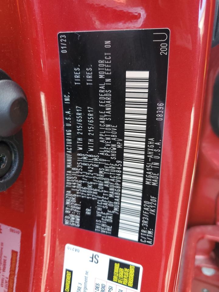 2023 Toyota Corolla Cross Le VIN: 7MUBAABG8PV048459 Lot: 71479785