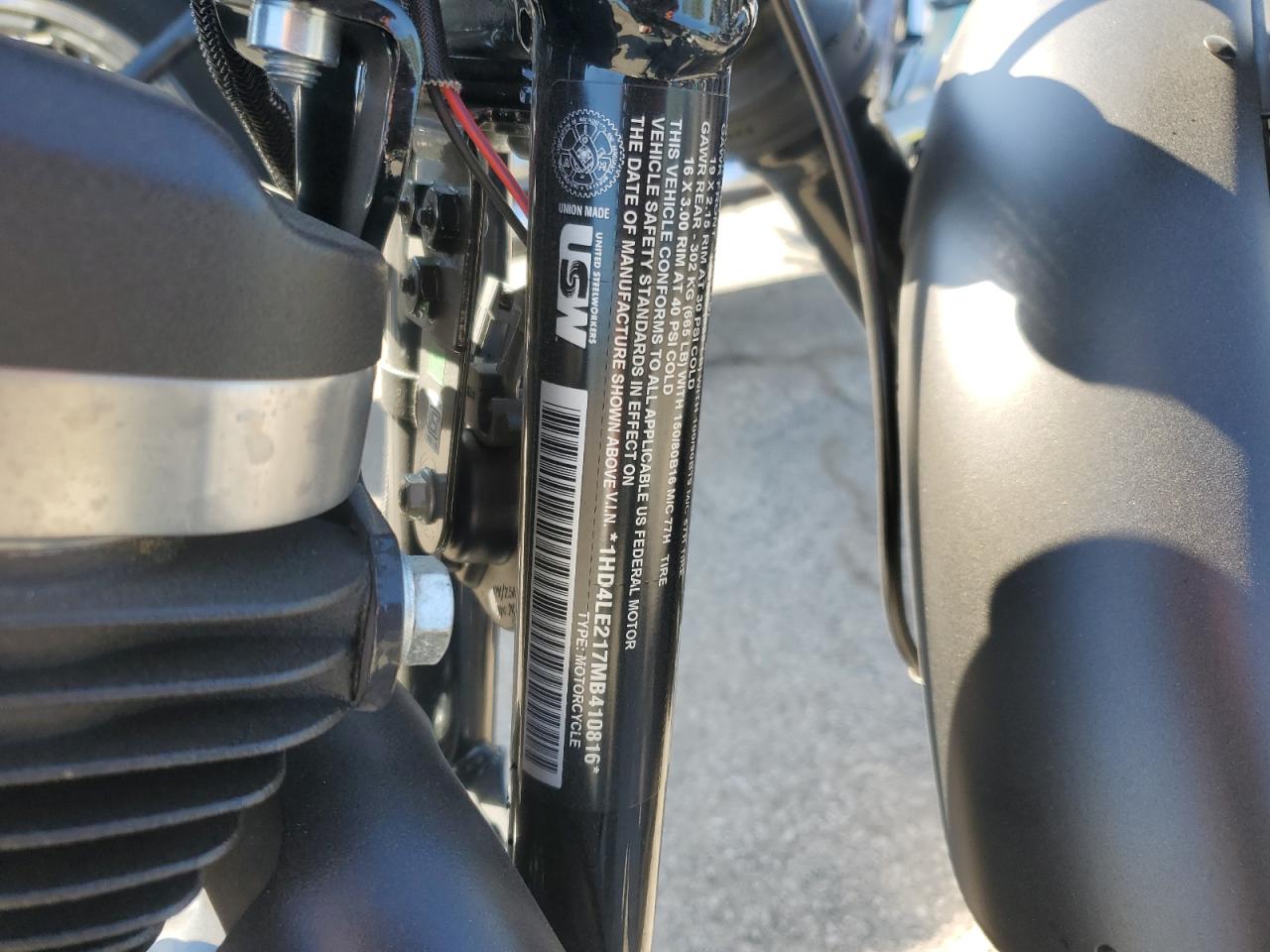 2021 Harley-Davidson Xl883 N VIN: 1HD4LE217MB410816 Lot: 64980205