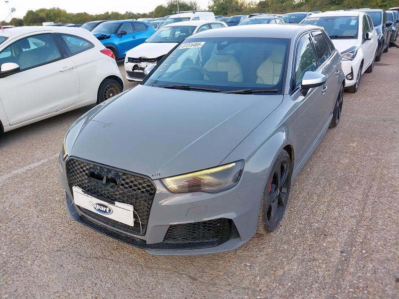 2016 AUDI RS3 2.5 TFSI RS 3 QUATTRO 5DR S TRONIC [NAV] for sale at Copart SANDWICH