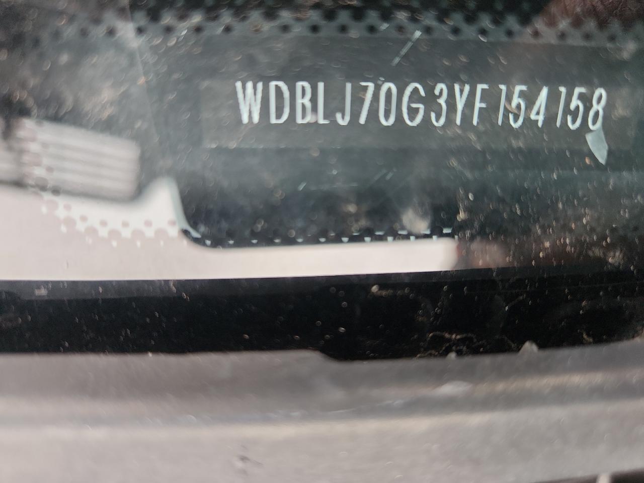 2000 Mercedes-Benz Clk 430 VIN: WDBLJ70G3YF154158 Lot: 81577365