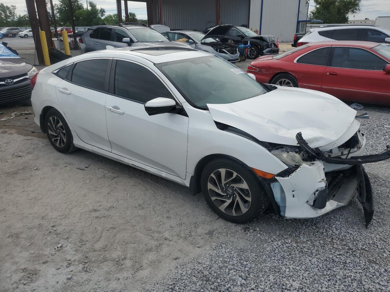 2018 Honda Civic Ex VIN: 19XFC2F77JE001026 Lot: 82081585