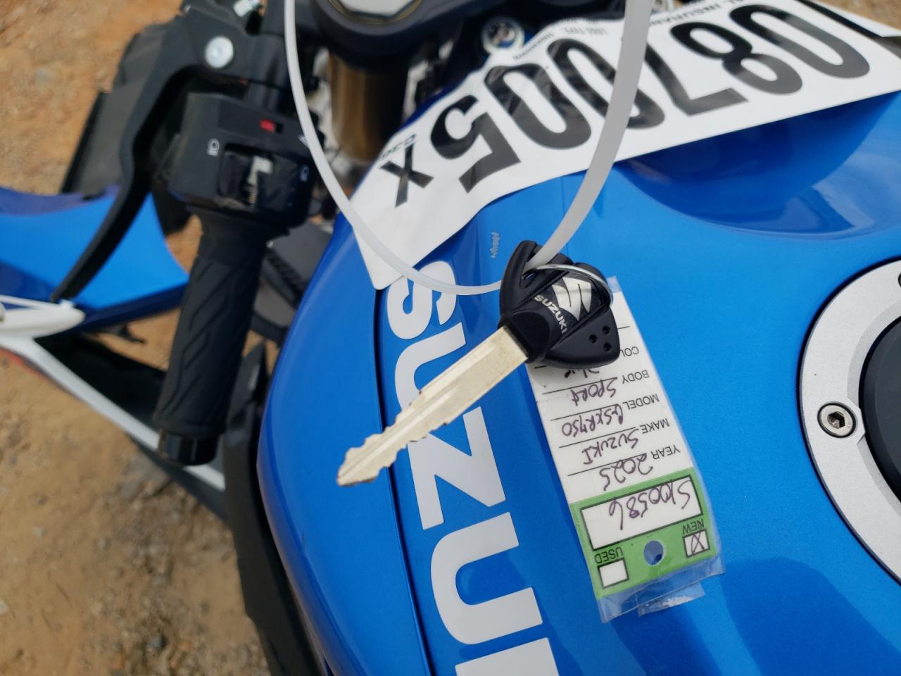 2025 Suzuki Gsx-R750 VIN: JS1GR7MA0S7100586 Lot: 81087005