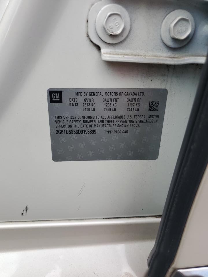 2013 Cadillac Xts Platinum VIN: 2G61U5S33D9193899 Lot: 84735225