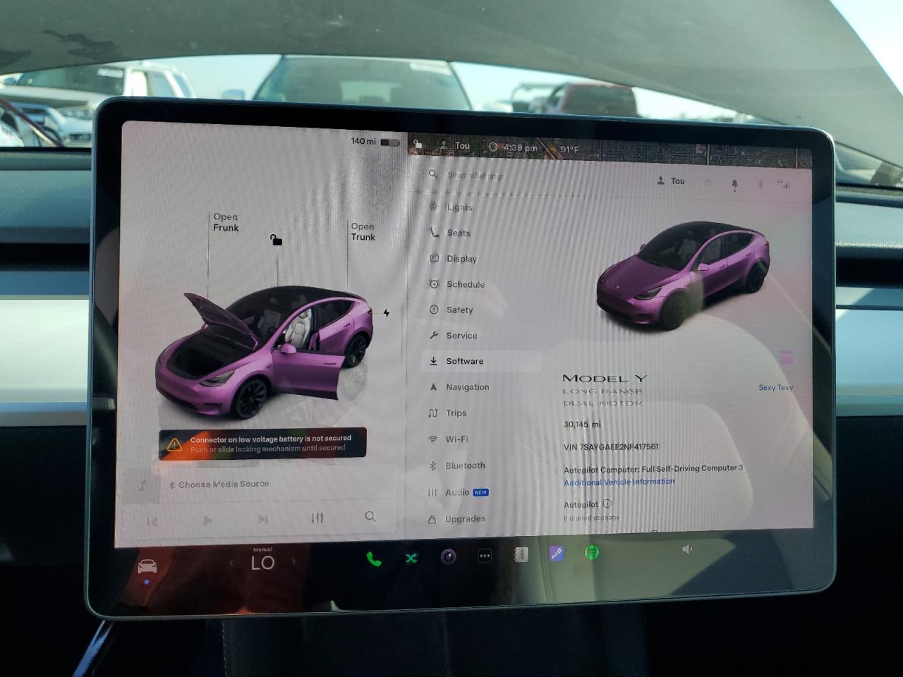 2022 Tesla Model Y VIN: 7SAYGAEE2NF417561 Lot: 84251505