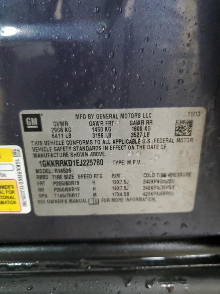 2014 GMC Acadia Slt-1 VIN: 1GKKRRKD1EJ225780 Lot: 84001295