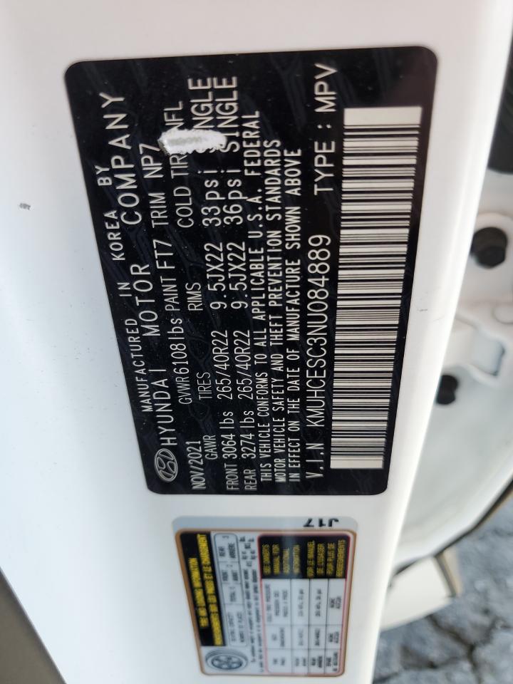 2022 Genesis Gv80 Base VIN: KMUHCESC3NU084889 Lot: 81807065