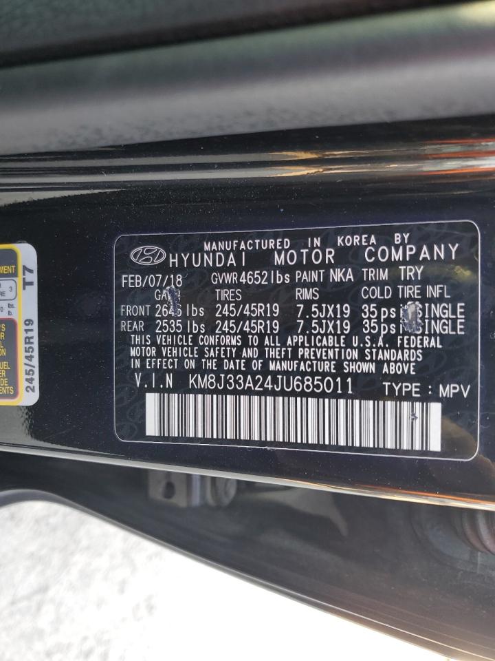 2018 Hyundai Tucson Value VIN: KM8J33A24JU685011 Lot: 80903765