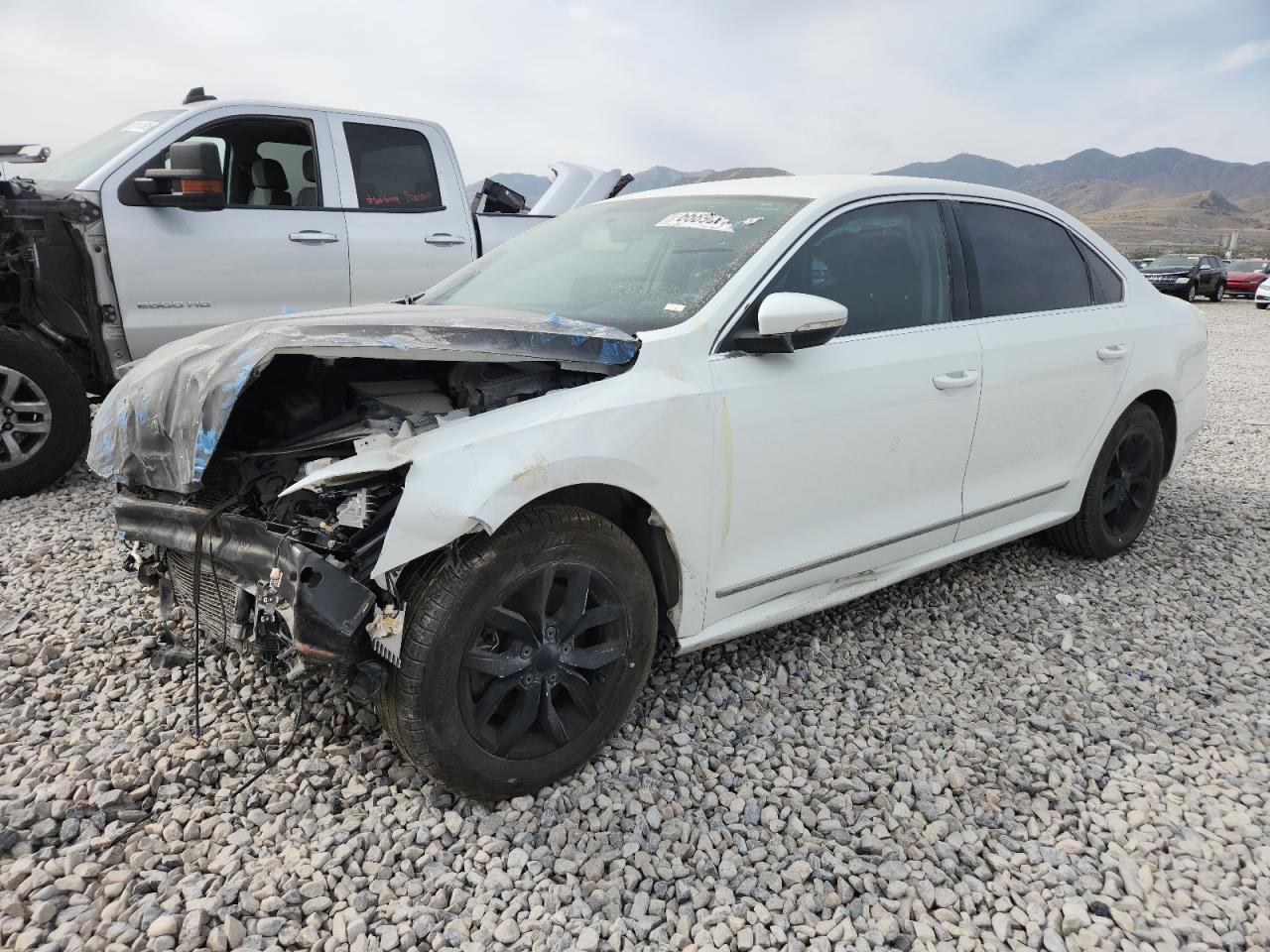 2016 Volkswagen Passat S white null gas 1VWAT7A30GC051100 photo #1