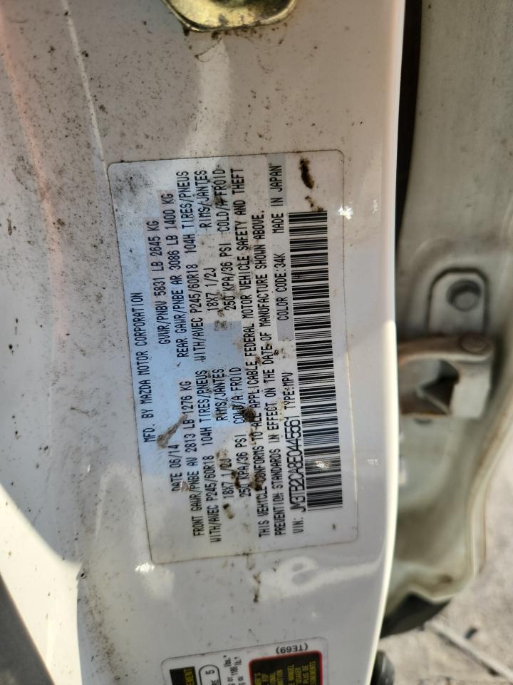 2014 Mazda Cx-9 Touring VIN: JM3TB2CA8E0445561 Lot: 80471655