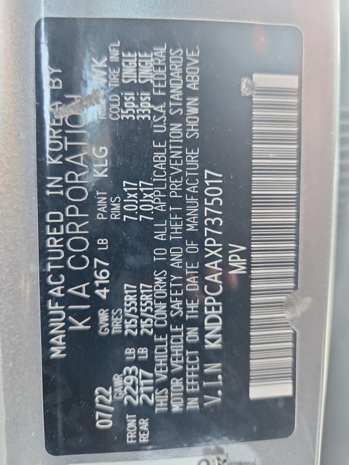 2023 Kia Seltos Lx VIN: KNDEPCAAXP7375017 Lot: 71086705
