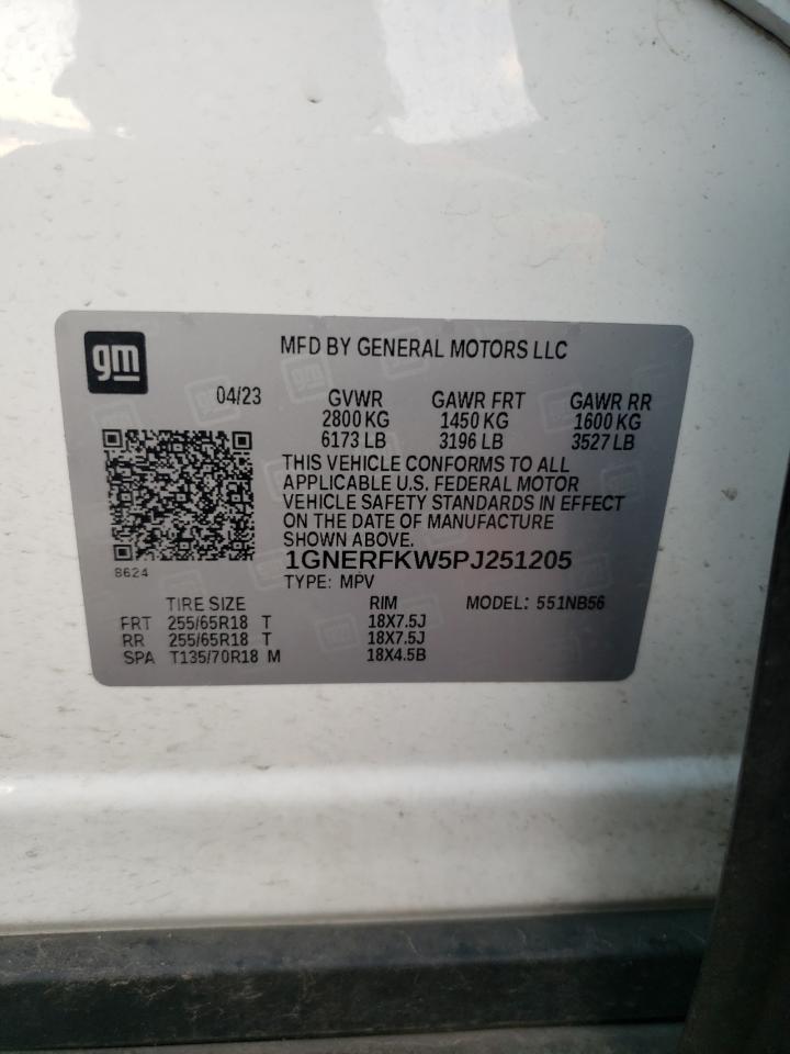 2023 Chevrolet Traverse Ls VIN: 1GNERFKW5PJ251205 Lot: 80296575