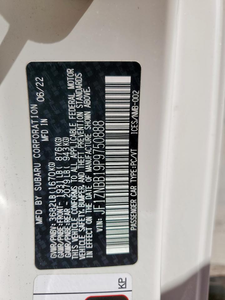 2023 Toyota Gr 86 VIN: JF1ZNBB19P9750888 Lot: 84472725