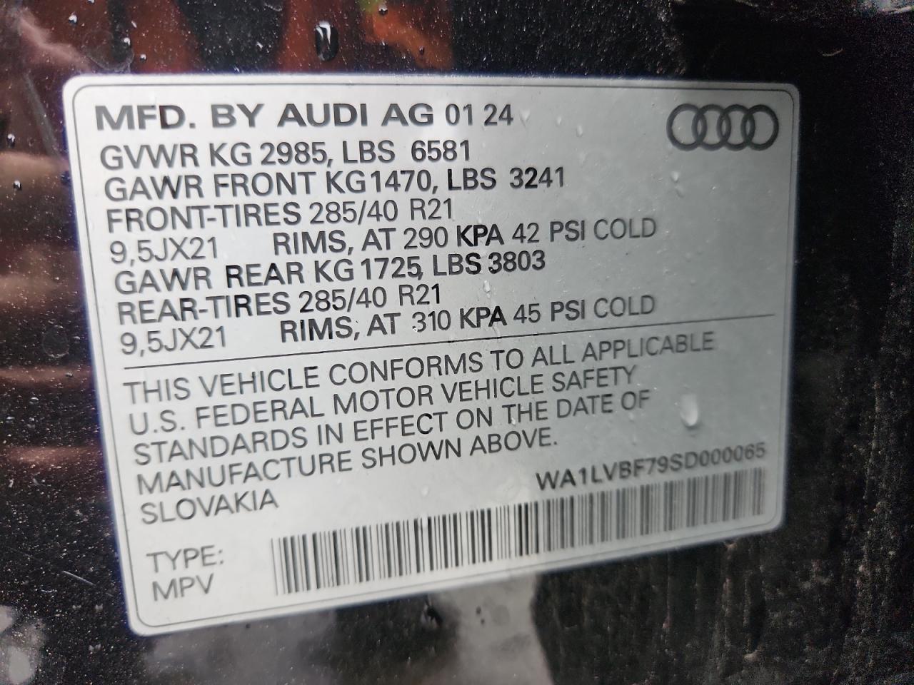 2025 Audi Q7 Premium Plus VIN: WA1LVBF79SD000065 Lot: 81399525