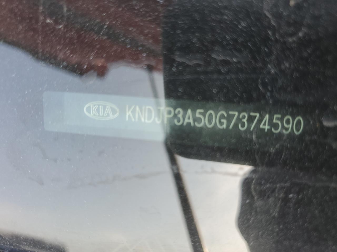 2016 Kia Soul + VIN: KNDJP3A50G7374590 Lot: 80304905