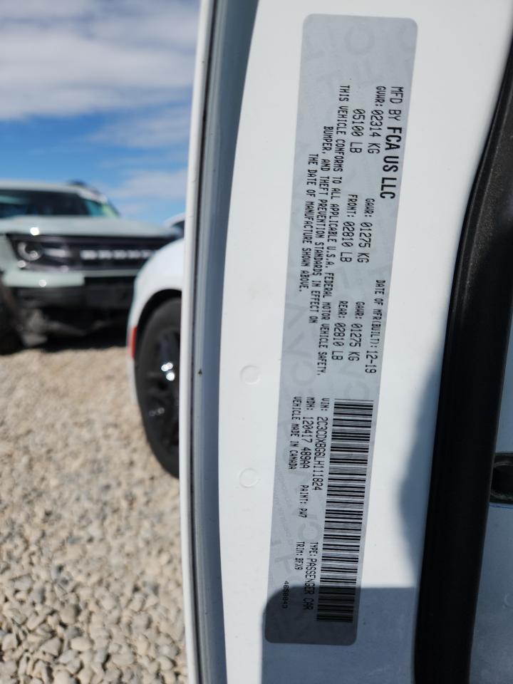 2020 Dodge Charger Sxt VIN: 2C3CDXBG6LH111824 Lot: 83996775