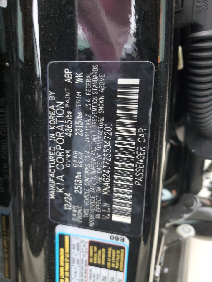 2025 Kia K5 Lxs VIN: KNAG24J72S5347201 Lot: 84459645