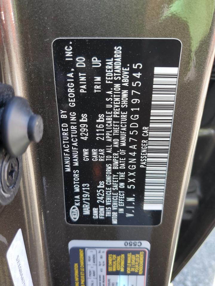 2013 Kia Optima Ex VIN: 5XXGN4A75DG197545 Lot: 71699935