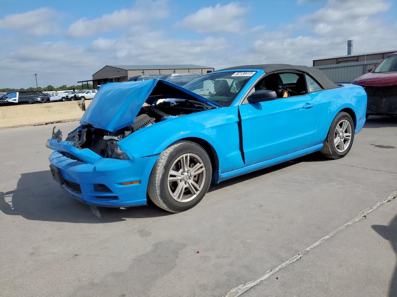 2014 Ford Mustang blue null gas 1ZVBP8EM1E5253897 photo #1