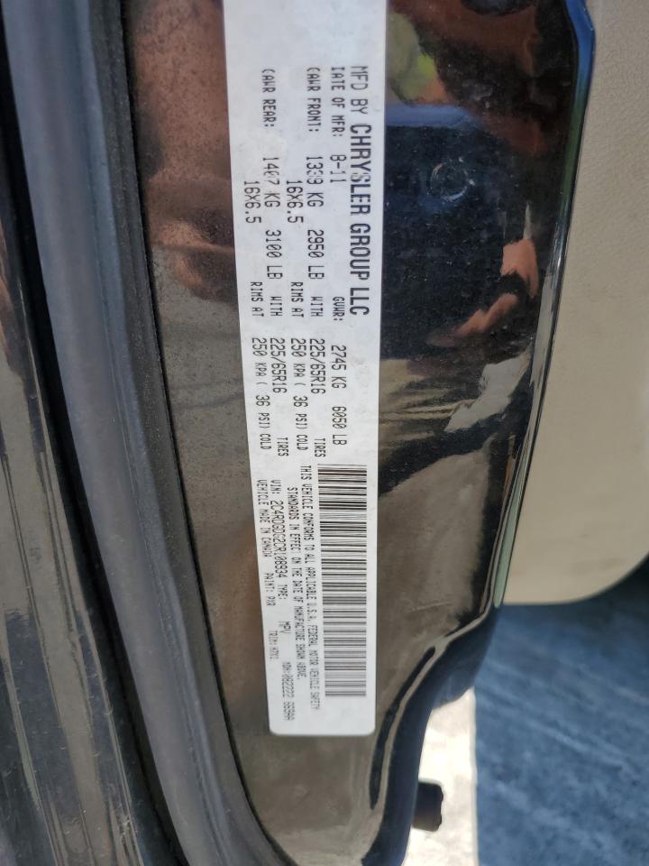 2012 Dodge Grand Caravan Crew VIN: 2C4RDGDG2CR108934 Lot: 71181085