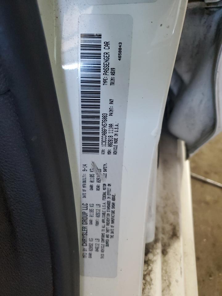 2015 Chrysler 200 Limited VIN: 1C3CCCAB6FN576083 Lot: 81428005