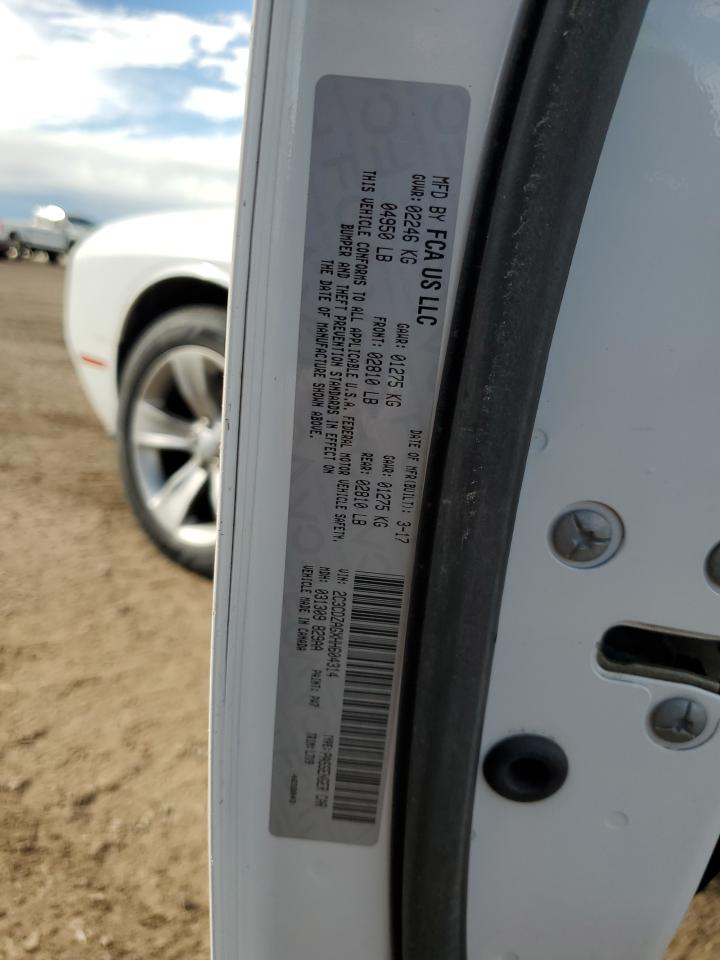 2017 Dodge Challenger Sxt VIN: 2C3CDZAGXHH604314 Lot: 71195925