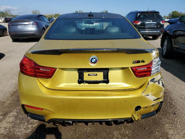  BMW M4 2015 Żółty