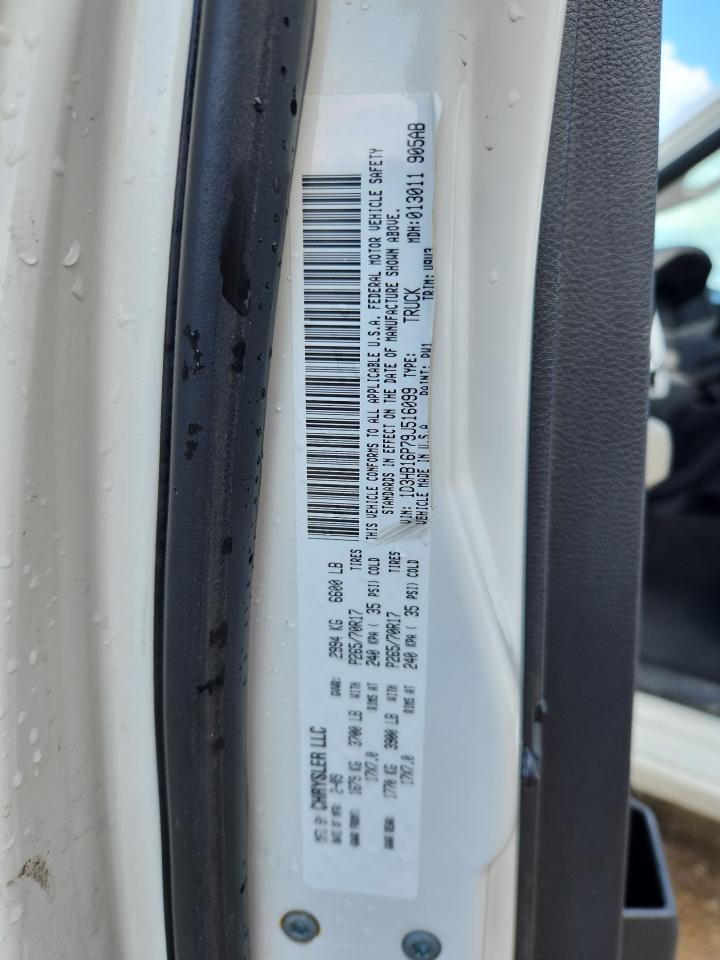 2009 Dodge Ram 1500 VIN: 1D3HB16P79J516099 Lot: 84611625